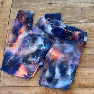 Athleta Kids Galaxy Print Leggings 8/10